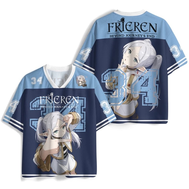 Street Fashion Kids - Camiseta cropped de futebol Frieren Beyond