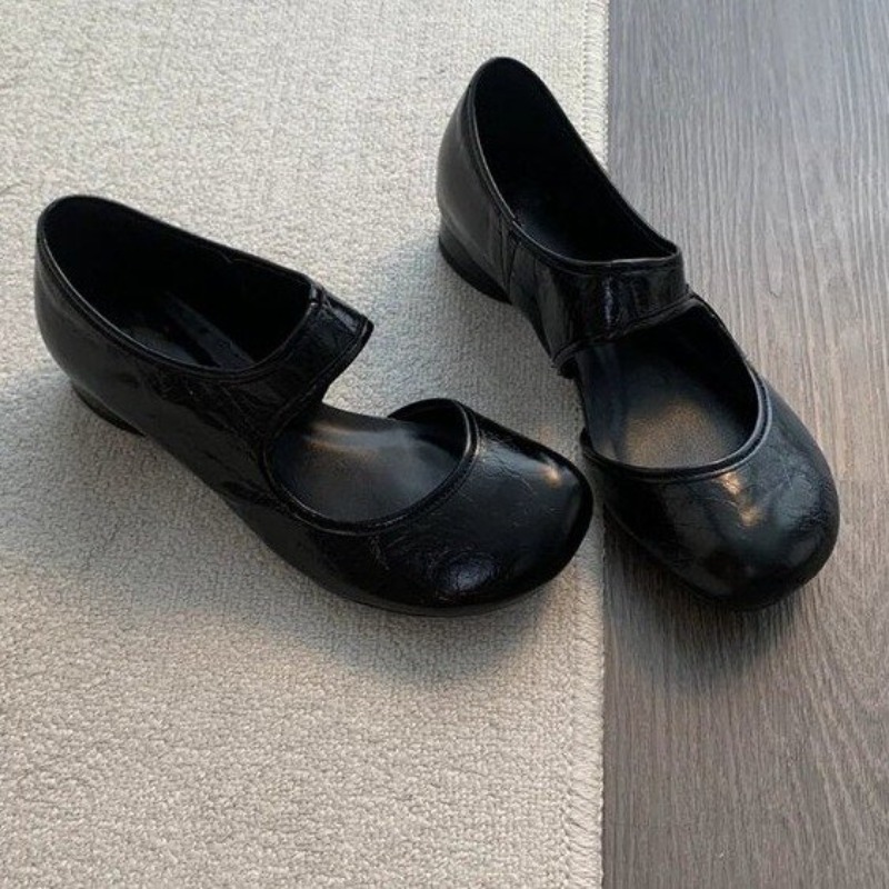 French Street Fashion - Sapato Feminino Estilo Francês com Bico