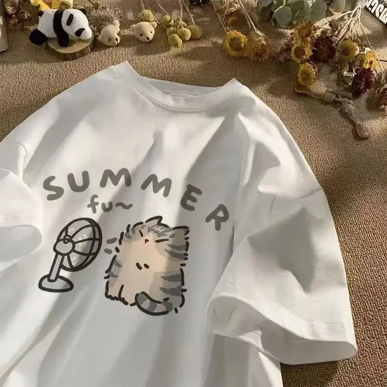 Camiseta Coreana para Mulheres - Street Fashion Couple avaliação e preço
