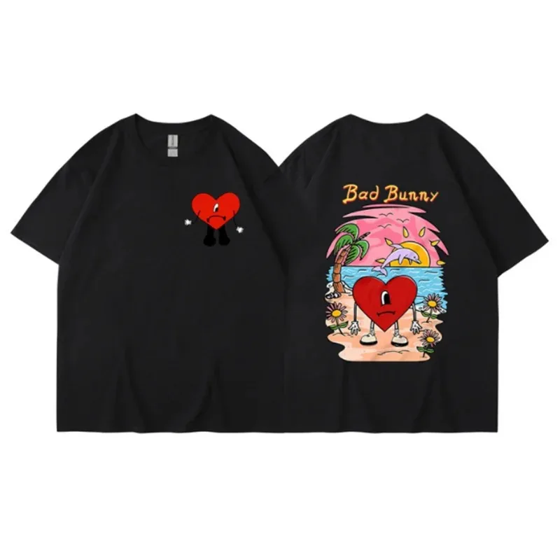 Camiseta Feminina Bad Bunny Ta - Street Fashion Asian Men avaliação e preço