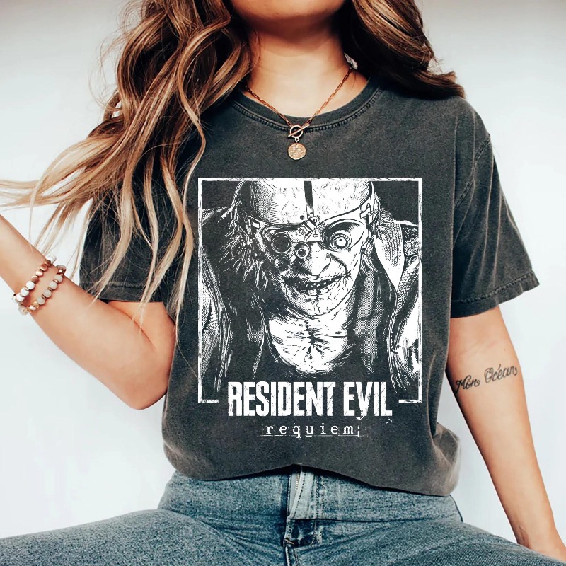 Camiseta Retro Resident Evil 9 - Street Fashion Couple avaliação e preço