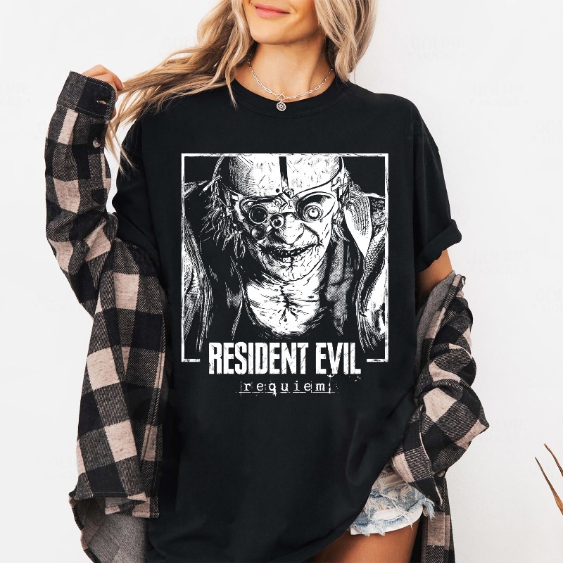 Camiseta Retro Resident Evil 9 - Street Fashion Couple avaliação e preço