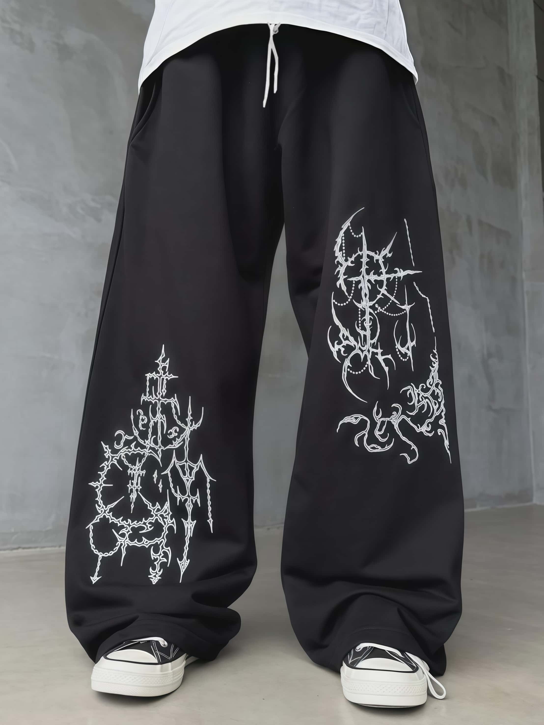 Calças Largas Casuais Estilo S - Street Fashion Asian Men avaliação e preço