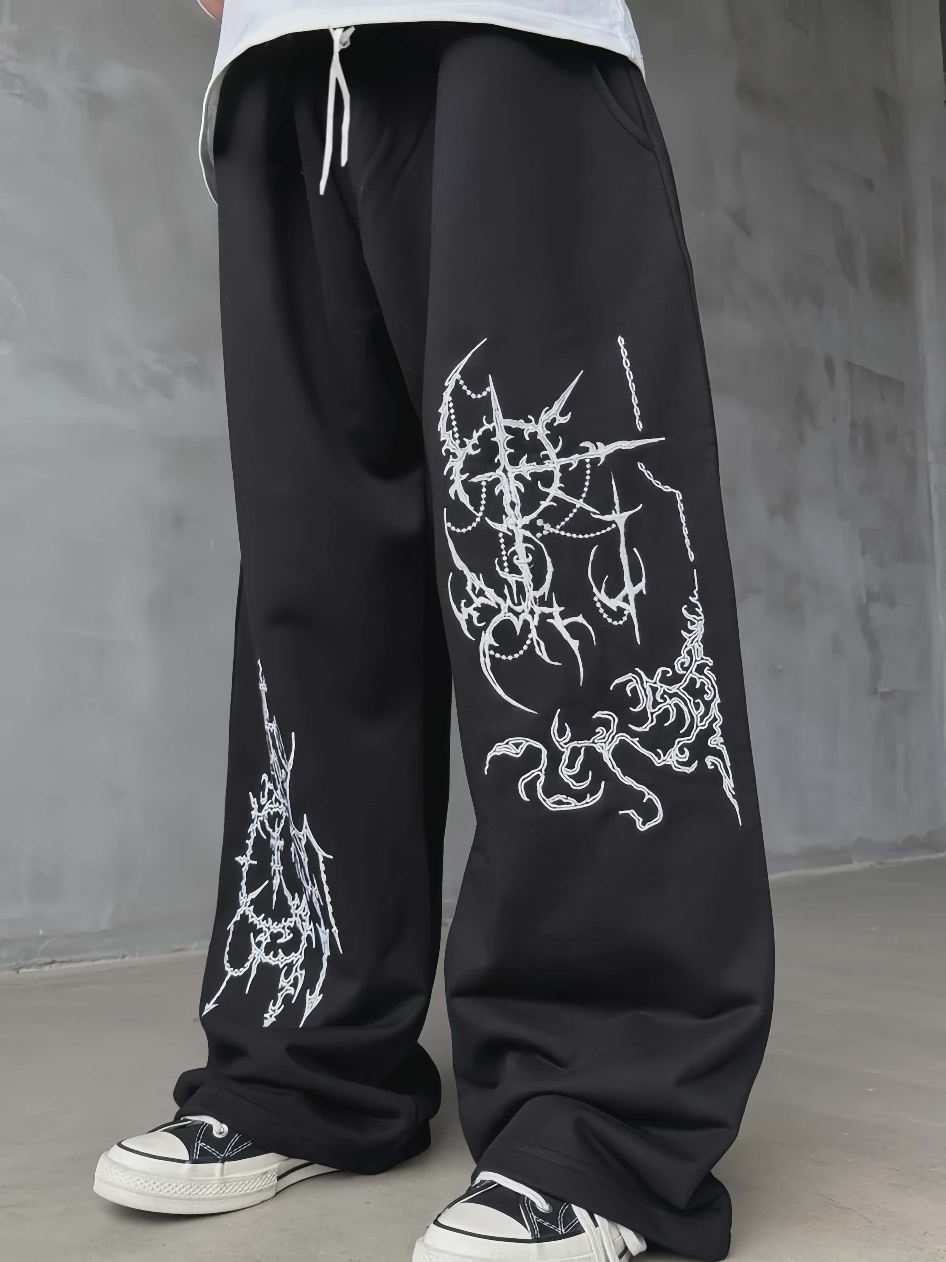 Calças Largas Casuais Estilo S - Street Fashion Asian Men avaliação e preço
