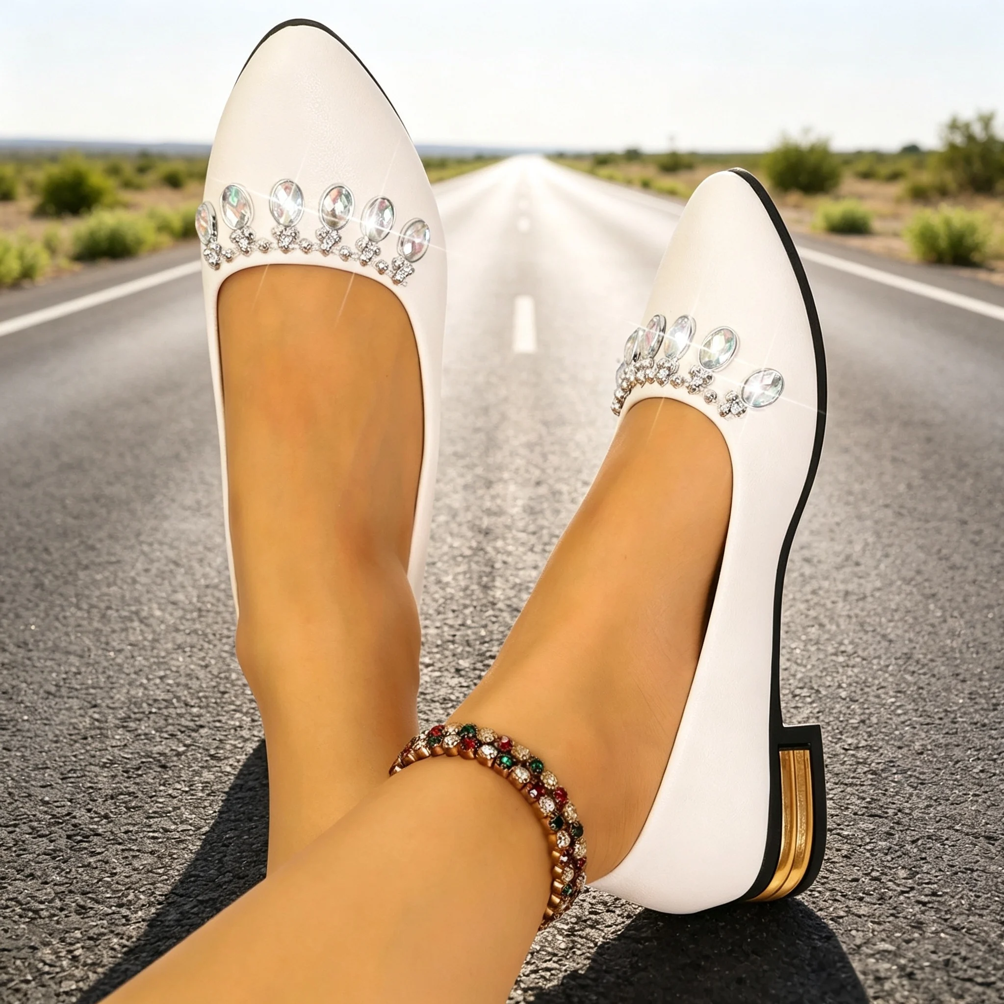 Sapatilhas Femininas de Bico F - Street Fashion Women avaliação e preço