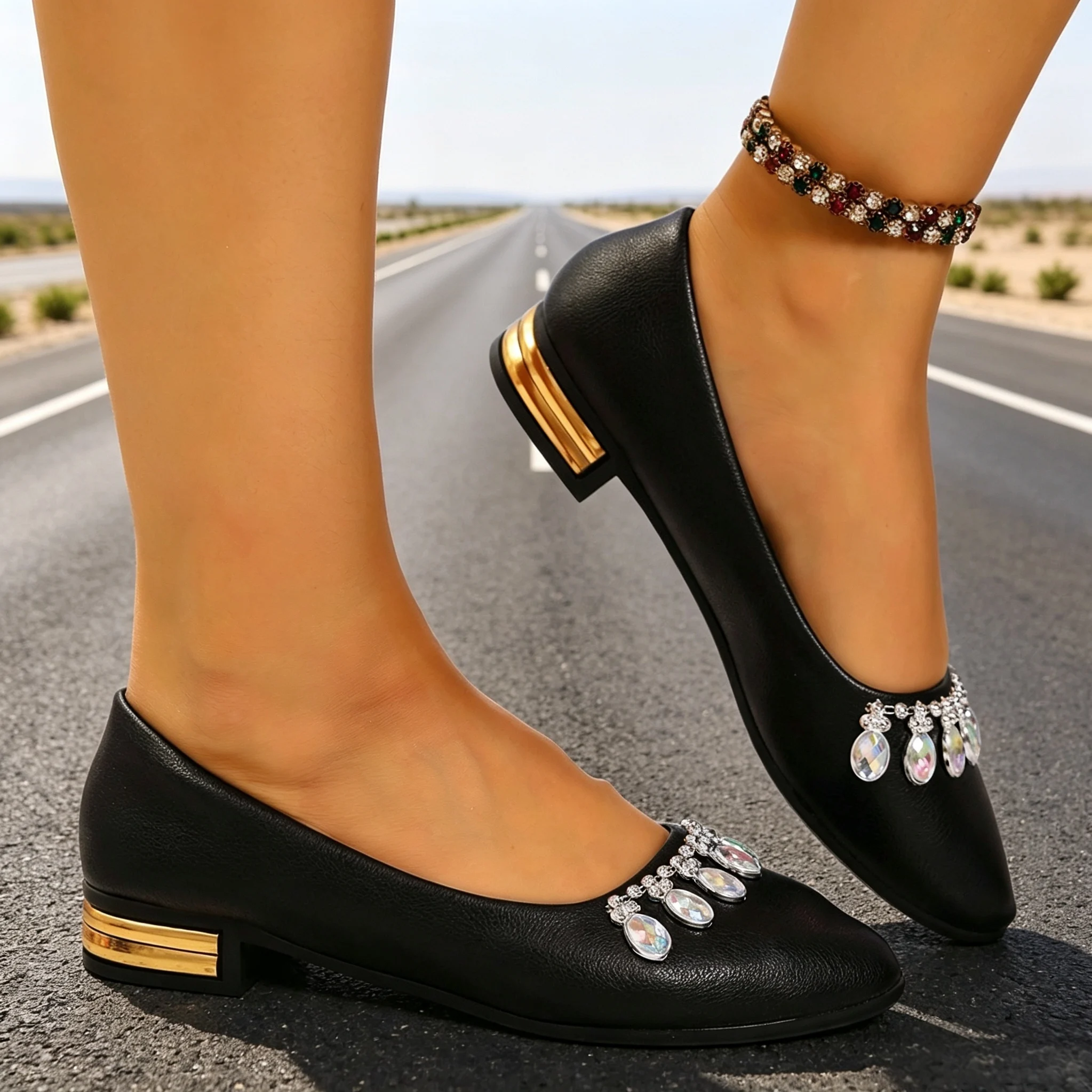 Sapatilhas Femininas de Bico F - Street Fashion Women avaliação e preço