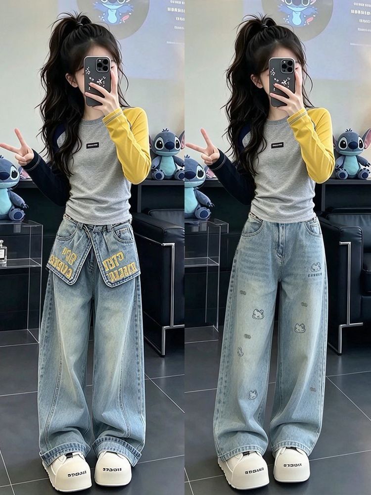 Conjunto Casual de Manga Longa - Street Fashion Korean Girl avaliação e preço