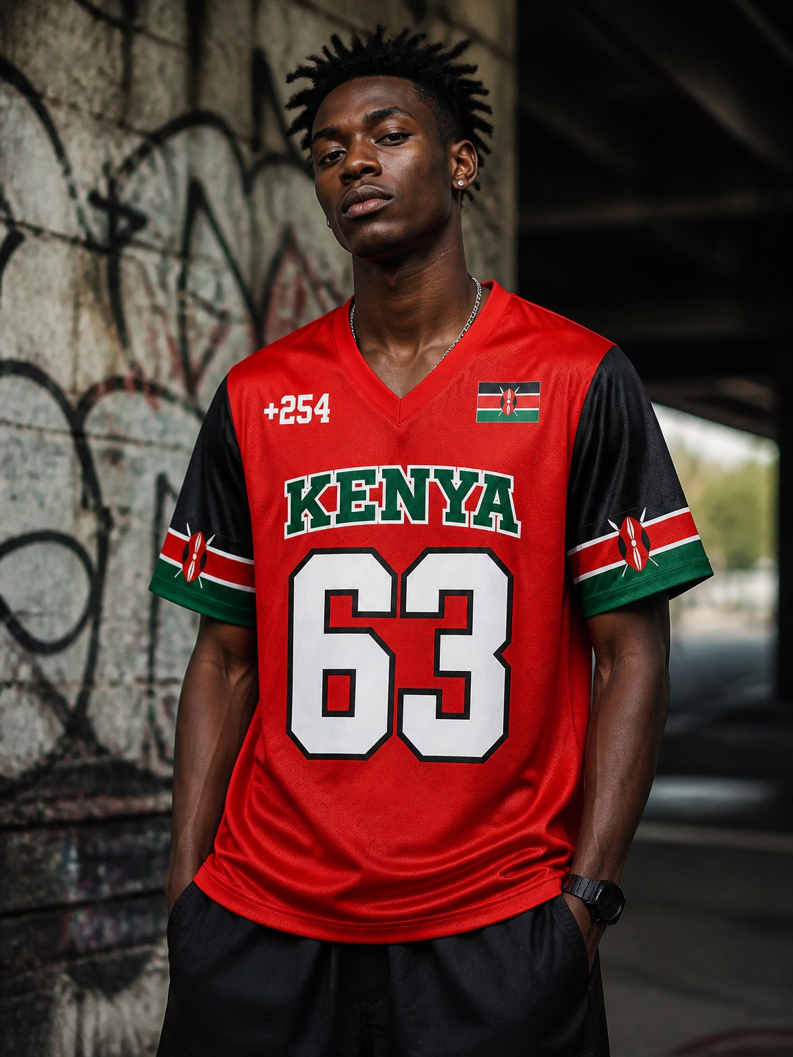 Camiseta Masculina de Manga Cu - Street Fashion Kenya avaliação e preço