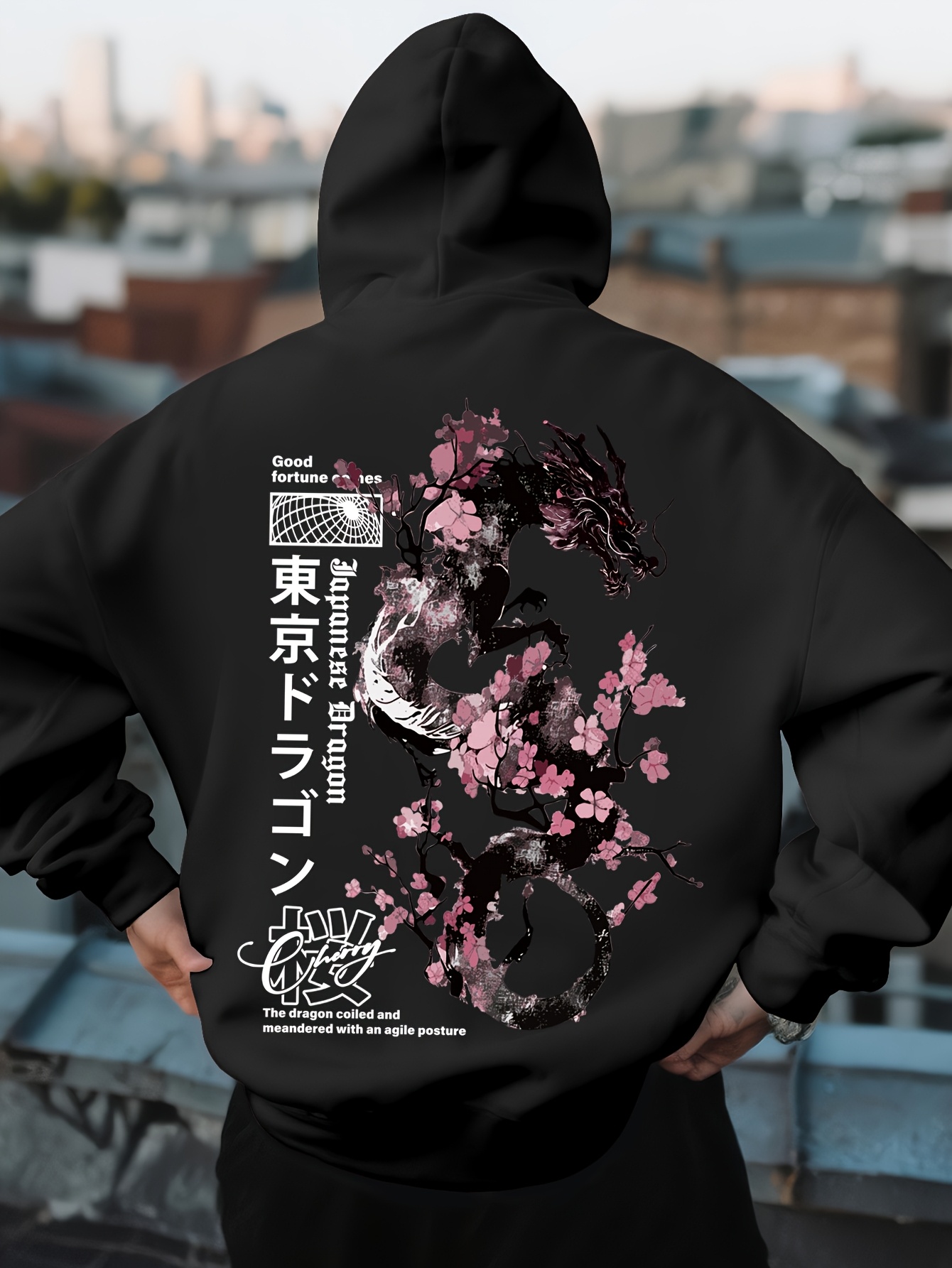 Hoodie Masculino Hip Hop com E - Street Fashion Asian Men avaliação e preço